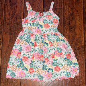 Floral Kids Dress - Multicolor